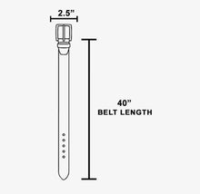 Load image into Gallery viewer, Western Oval Concho Vegan Leather Belt