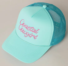 Load image into Gallery viewer, Coastal Cowgirl Trucker Hat