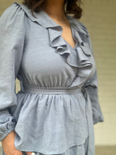 Load image into Gallery viewer, Aísla Ruffle Maxi Dress