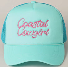 Load image into Gallery viewer, Coastal Cowgirl Trucker Hat