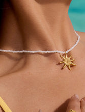 Cargar imagen en el visor de la galería, Sunnie 18K Gold Sun Beaded Necklace
