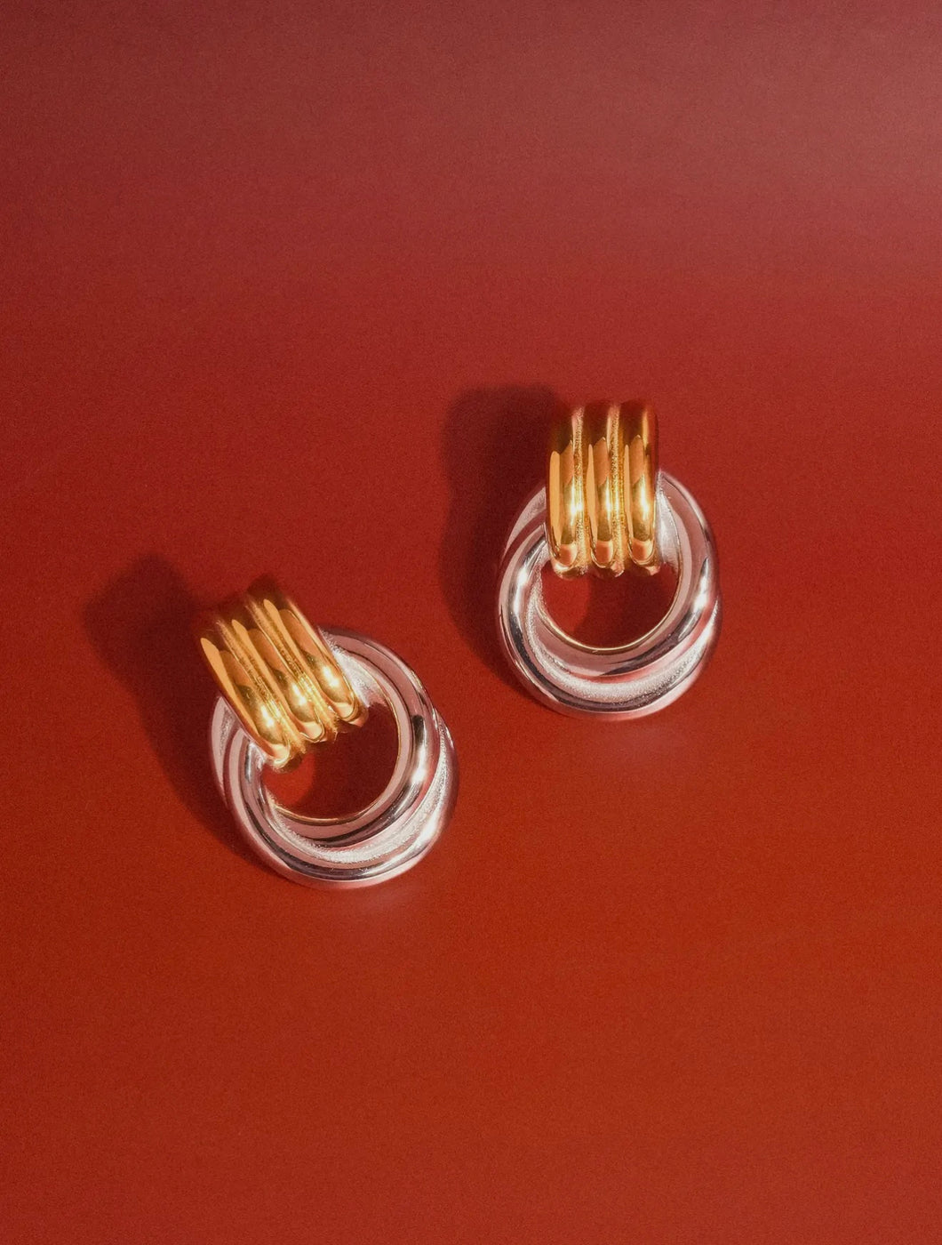 Isla 18K Gold Hoop Earrings