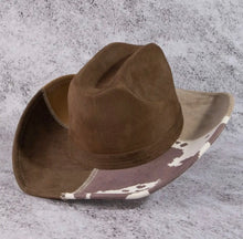 Load image into Gallery viewer, Western Color Block Cowboy Hat
