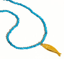 Cargar imagen en el visor de la galería, Sasia 18K Gold Fish Beaded Necklace
