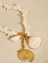 Load image into Gallery viewer, Island 18K Gold Boho Shell Charm Necklace
