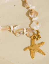 Load image into Gallery viewer, Kailanah 18K Gold Shell Starfish Necklace
