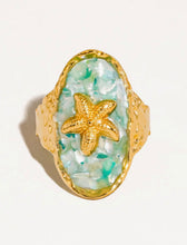 Load image into Gallery viewer, Koral 18K Gold Starfish Ring
