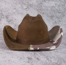 Load image into Gallery viewer, Western Color Block Cowboy Hat
