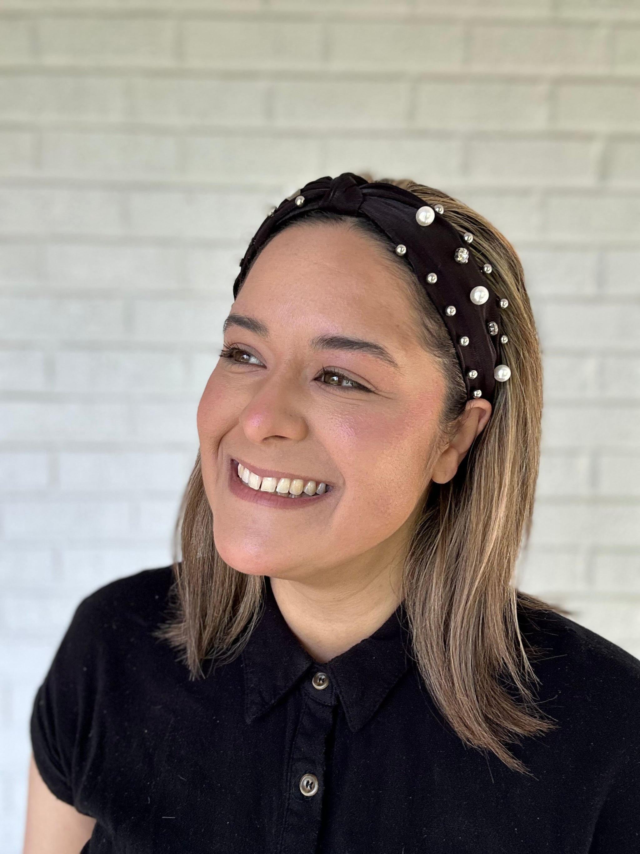 Pearl & Diamond Headbands – Ocean Wave Boutique display picture 2