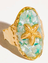 Load image into Gallery viewer, Koral 18K Gold Starfish Ring
