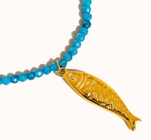Cargar imagen en el visor de la galería, Sasia 18K Gold Fish Beaded Necklace

