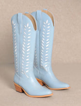 Load image into Gallery viewer, Luciana Leaves Cut Out Cowboy Boots

