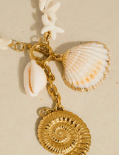 Load image into Gallery viewer, Island 18K Gold Boho Shell Charm Necklace
