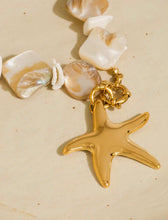 Load image into Gallery viewer, Kailanah 18K Gold Shell Starfish Necklace
