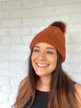 Load image into Gallery viewer, Orange Knit Beanie
