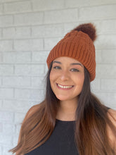 Load image into Gallery viewer, Orange Knit Beanie
